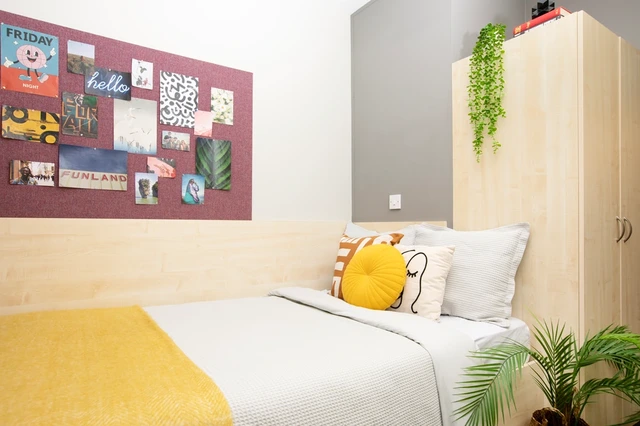 Ensuite: Three Bed Flat Large Standard Double room image 2