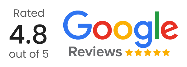 google rating 4.8 out of 5